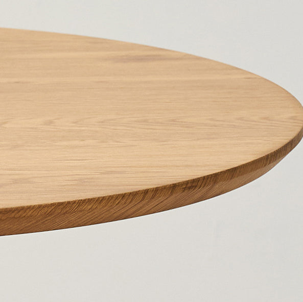 Contemporary Nordic MDF & Iron Round Trumpet-Leg Coffee Table For Living Room & Dining Room