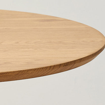 Contemporary Nordic MDF & Iron Round Trumpet-Leg Coffee Table For Living Room & Dining Room