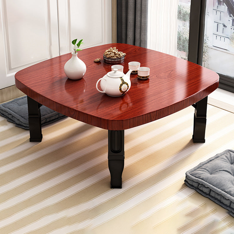 Modern Minimalist Fiberboard PP Square Rectangular Foldable Low Coffee Table For Bedroom Or Window Seating