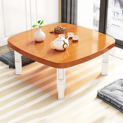 Modern Minimalist Fiberboard PP Square Rectangular Foldable Low Coffee Table For Bedroom Or Window Seating