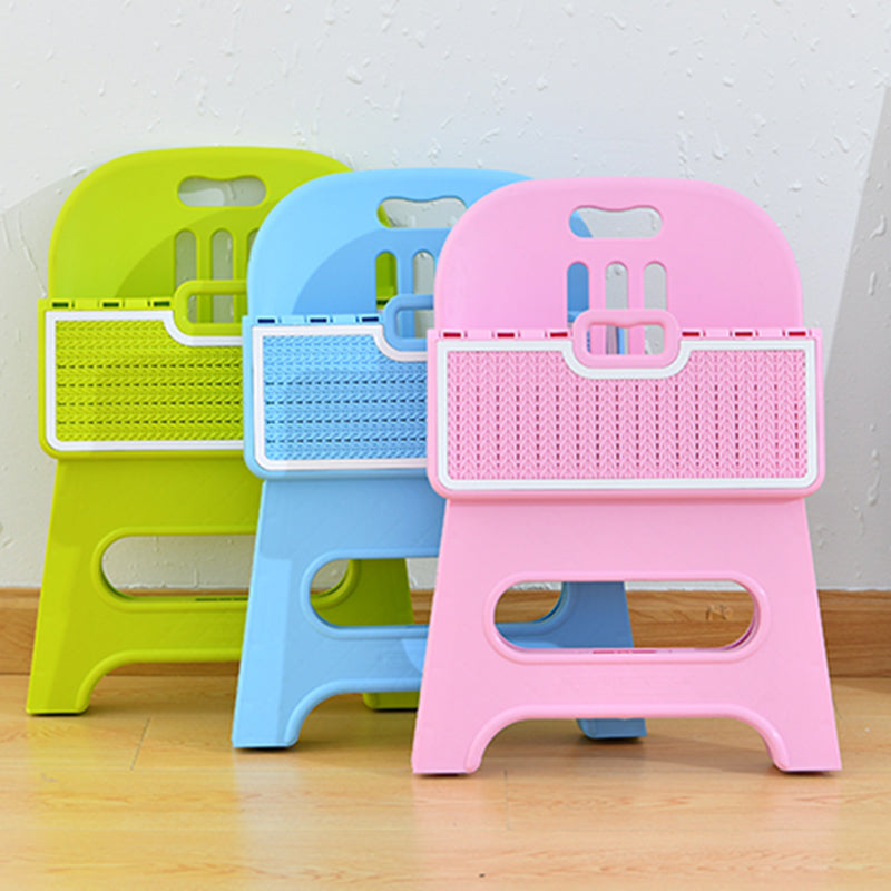 Modern Minimalist PP Hollow Rectangular Kids Dining Table & Chair Set With Foldable Design For Dining Room Or Living Room