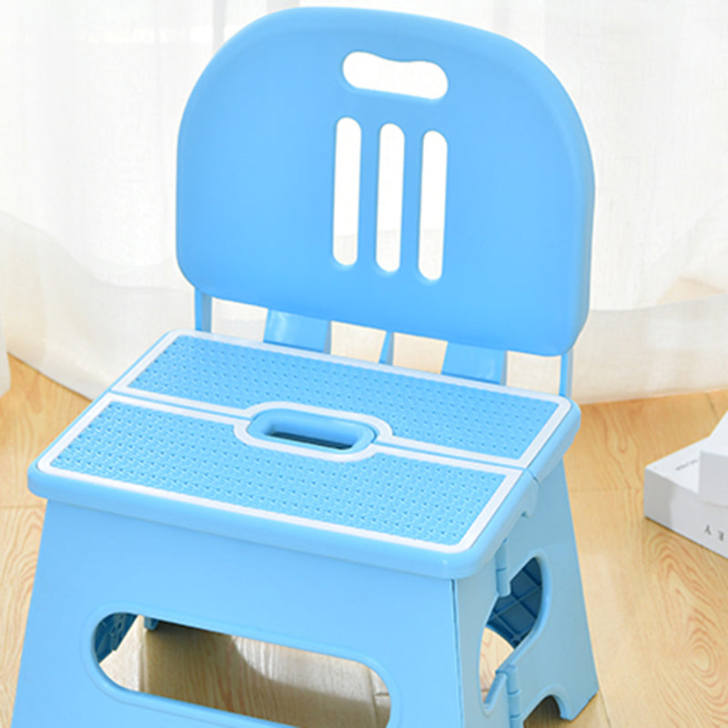 Modern Minimalist PP Hollow Rectangular Kids Dining Table & Chair Set With Foldable Design For Dining Room Or Living Room