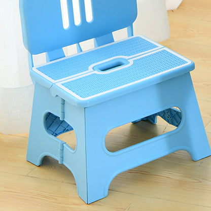 Modern Minimalist PP Hollow Rectangular Kids Dining Table & Chair Set With Foldable Design For Dining Room Or Living Room