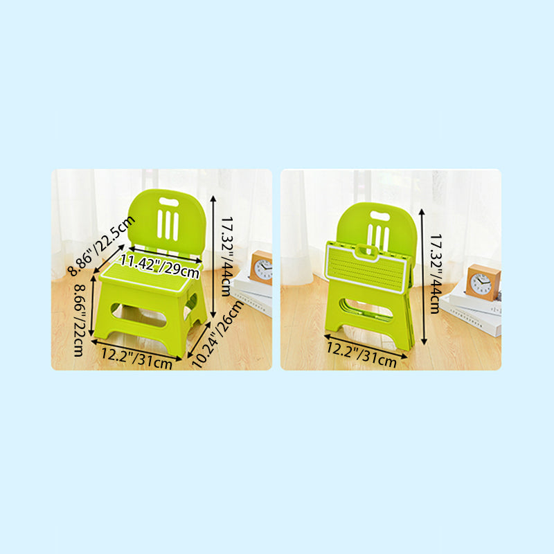 Modern Minimalist PP Hollow Rectangular Kids Dining Table & Chair Set With Foldable Design For Dining Room Or Living Room