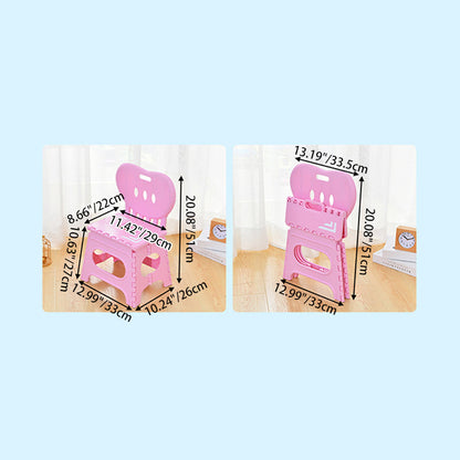 Modern Minimalist PP Hollow Rectangular Kids Dining Table & Chair Set With Foldable Design For Dining Room Or Living Room