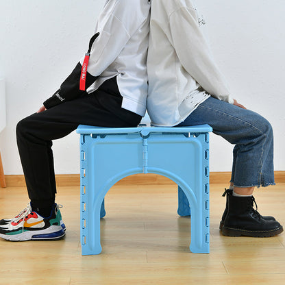 Modern Minimalist PP Hollow Rectangular Kids Dining Table & Chair Set With Foldable Design For Dining Room Or Living Room