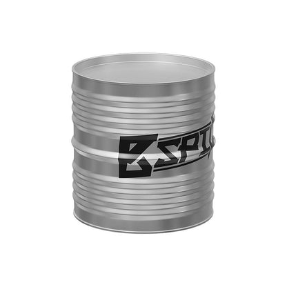 Contemporary Industrial Iron Pine Wood Leather Oil Drum Round Rectangular Coffee Table & Sofa Set For Dining Room