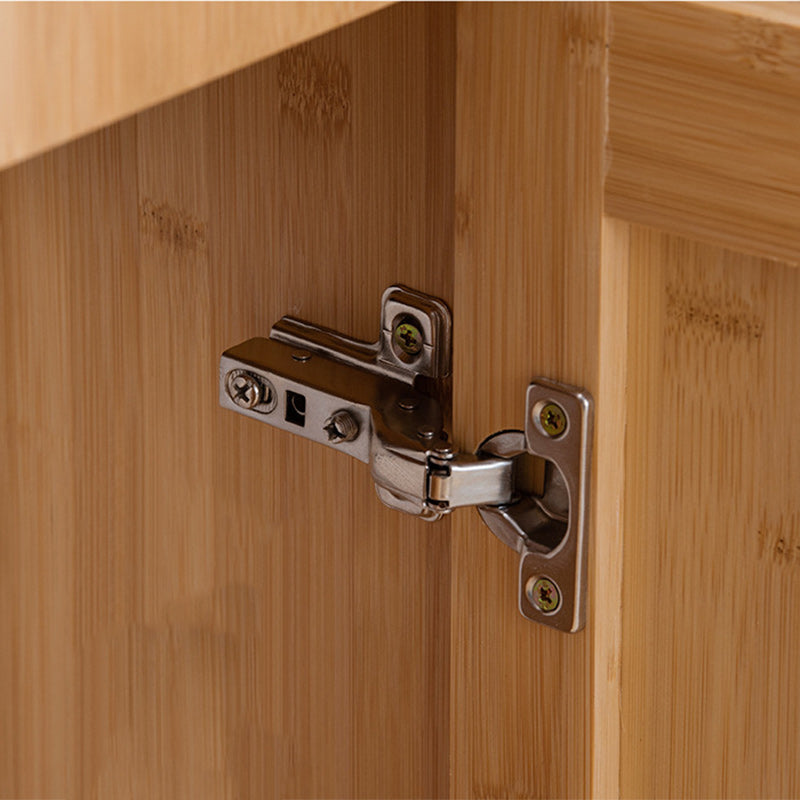 Modern Simplicity Bamboo Hardware Rectangular Foldable Bar Table & Chair Set For Dining Room