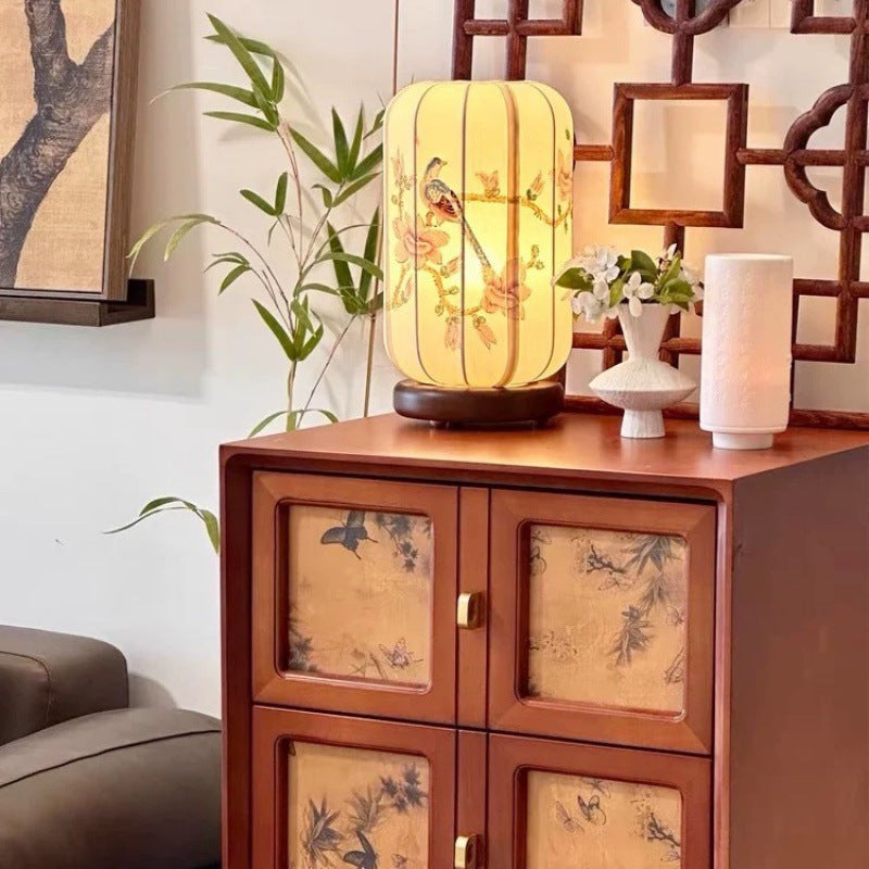 Traditional Vintage Handmade Muslin Boxwood Square Modular Combination Nightstand 2-Drawer For Bedroom