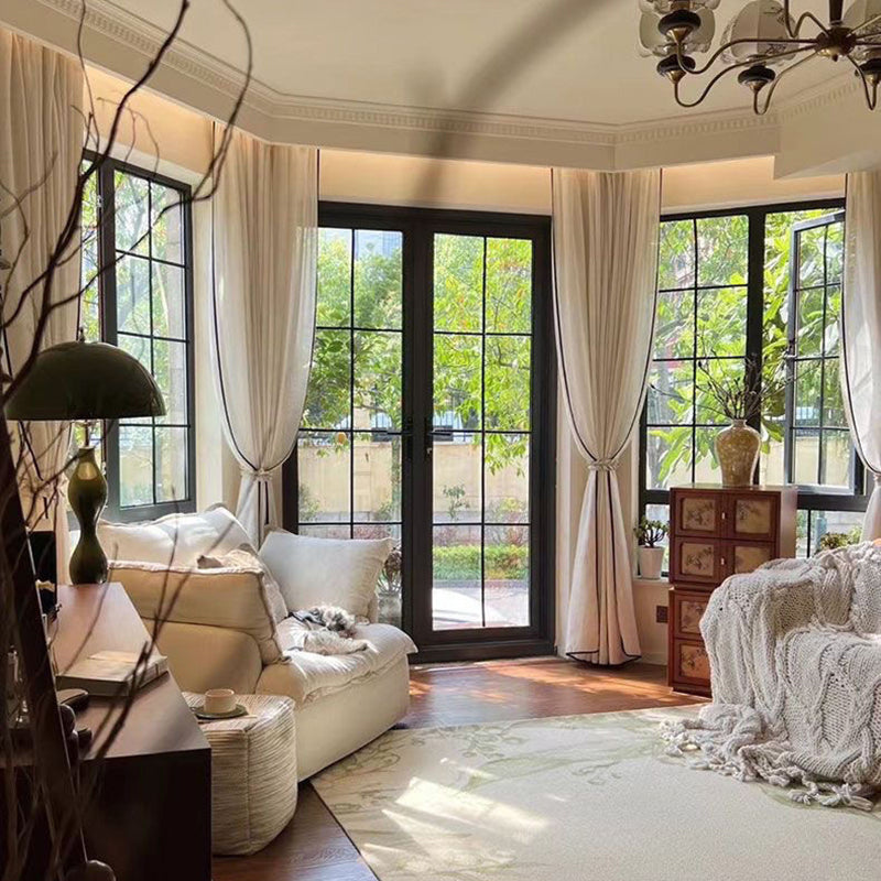 Traditional Vintage Handmade Muslin Boxwood Square Modular Combination Nightstand 2-Drawer For Bedroom