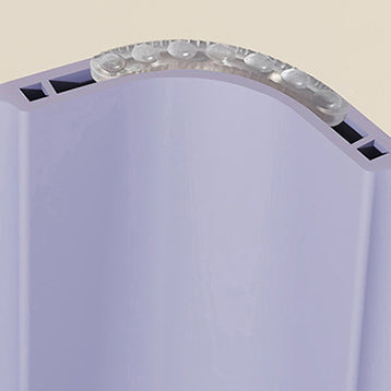 Contemporary Nordic Full Plastic Anti-slip Dining Chair Backless Armless For Dining Room