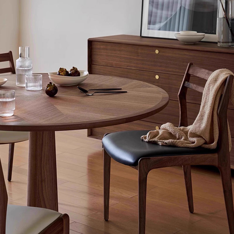 Contemporary Retro Square Microfiber Leather Ash Dining Chair Backrest Armless For Dining Room