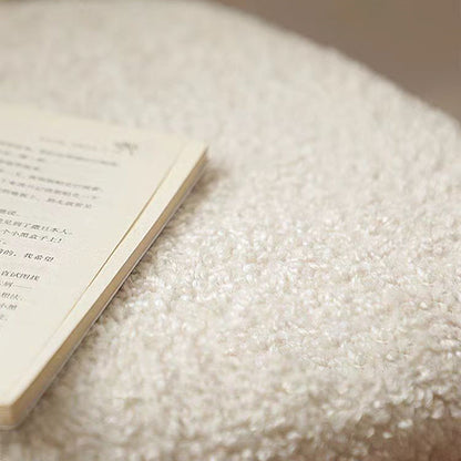 Contemporary Creative Crab Shape Lambswool Stainless Steel Vanity Stool Backrest Armless For Bedroom