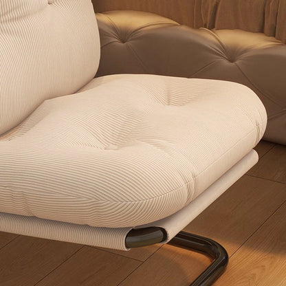 Contemporary Nordic Square Corduroy Iron Doll Cotton Sponge Sofa Backrest Armless For Bedroom