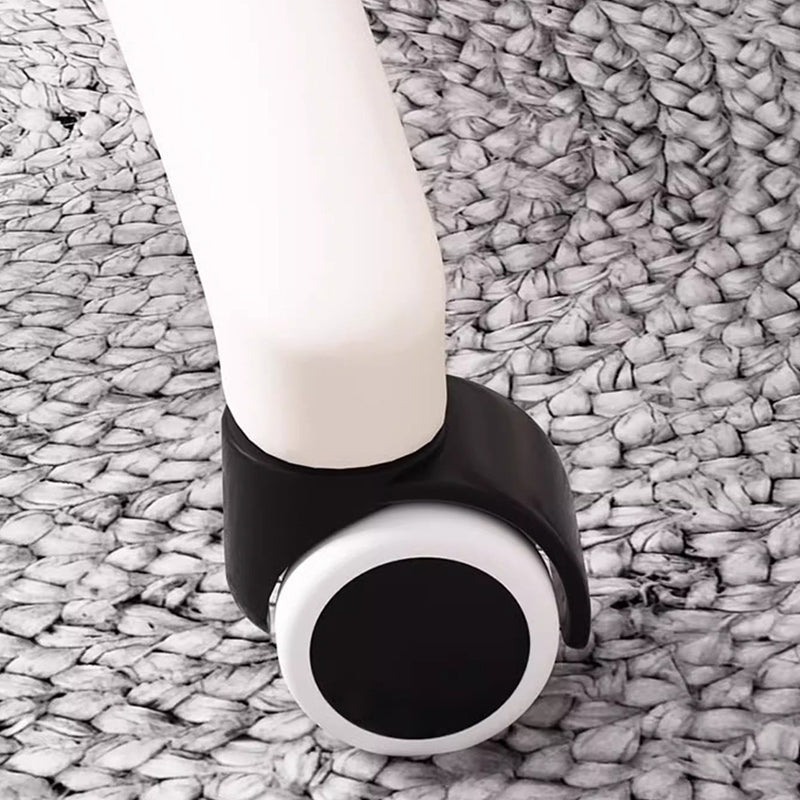 Modern Minimalist Square Breathable Mesh PP Steel Swivel Desk Chair Backrest Armless For Bedroom