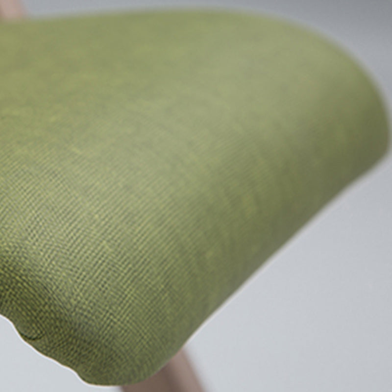 Traditional Rustic Curved Foldable Cotton Linen Hemp Rope Solid Wood Dining Chair Backrest Armrest For Dining Room