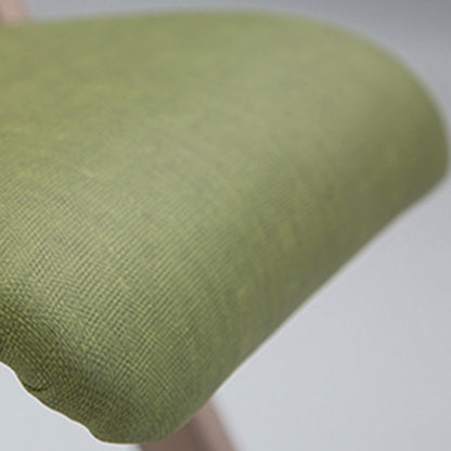 Traditional Rustic Curved Foldable Cotton Linen Hemp Rope Solid Wood Dining Chair Backrest Armrest For Dining Room