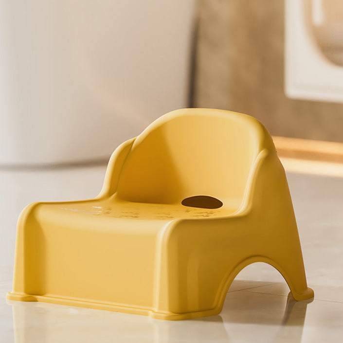 Modern Minimalist Kids Square PP Low Stool Backrest Armless For Living Room