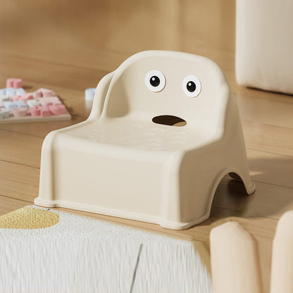 Modern Minimalist Kids Square PP Low Stool Backrest Armless For Living Room