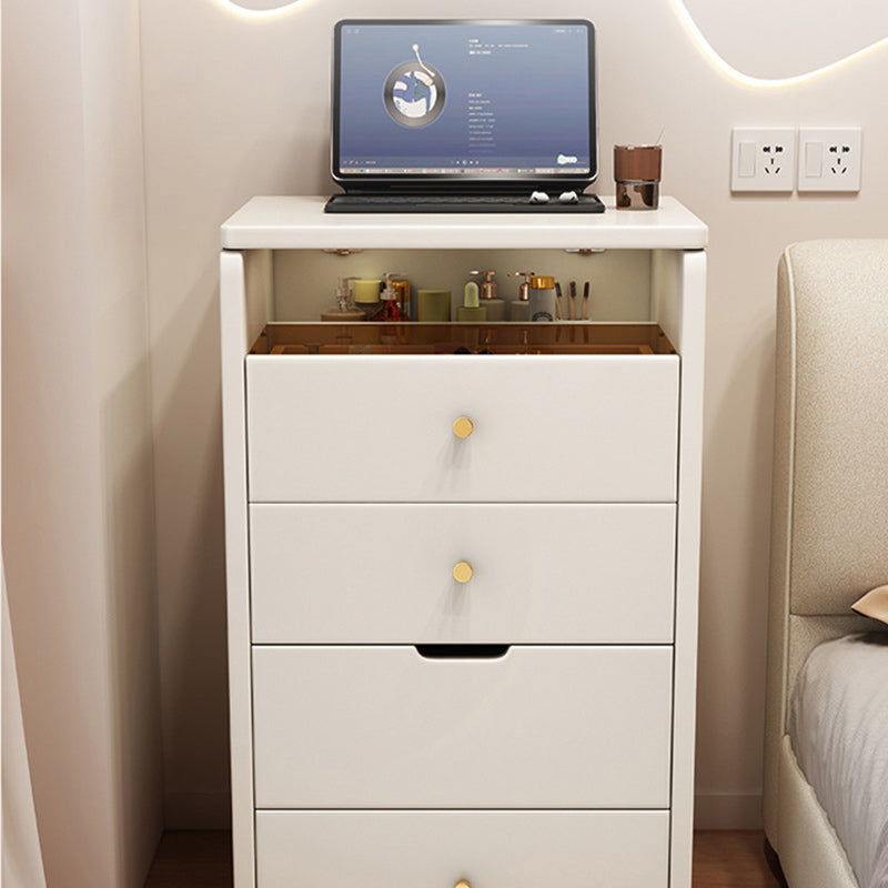 Modern Simplicity Artificial Leather Wood Makeup Vanity 2 - Drawer For Bedroom