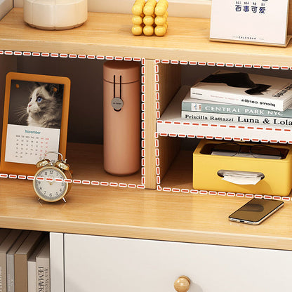 Contemporary Simplicity Density Board PVC Nightstand 2 - Drawer For Bedroom