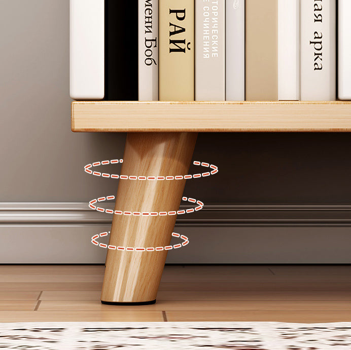 Contemporary Simplicity Density Board PVC Nightstand 2 - Drawer For Bedroom