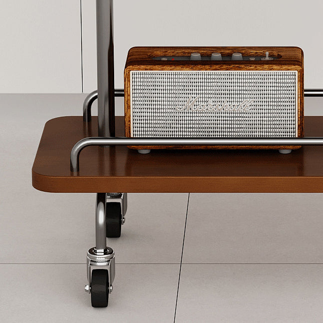 Contemporary Scandinavian Rectangle Artificial Board Painted Metal Side Table 3 - Tier For Dining Room