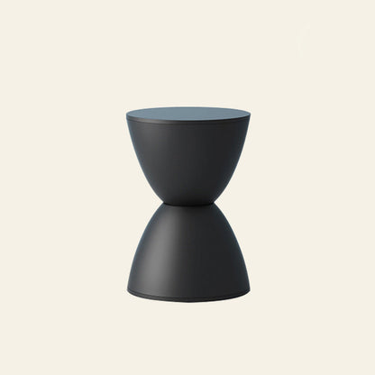 Modern Minimalist PP Hourglass-Shaped Stool Chair For Bedroom & Living Room