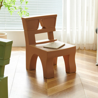 Contemporary Nordic Plastic Square Low Stool For Kids Bedroom & Living Room