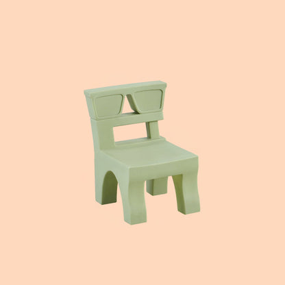Contemporary Nordic Plastic Square Low Stool For Kids Bedroom & Living Room