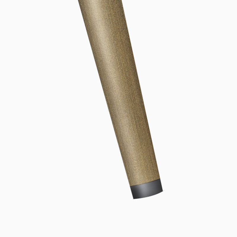 Modern Minimalist PU Leather & Carbon Steel Curved Bar Stool For Dining Room & Living Room