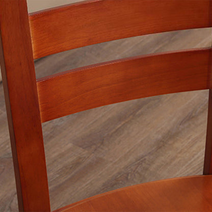 Modern Minimalist Solid Wood Square Dining Chair For Bedroom, Living Room & Dining Room