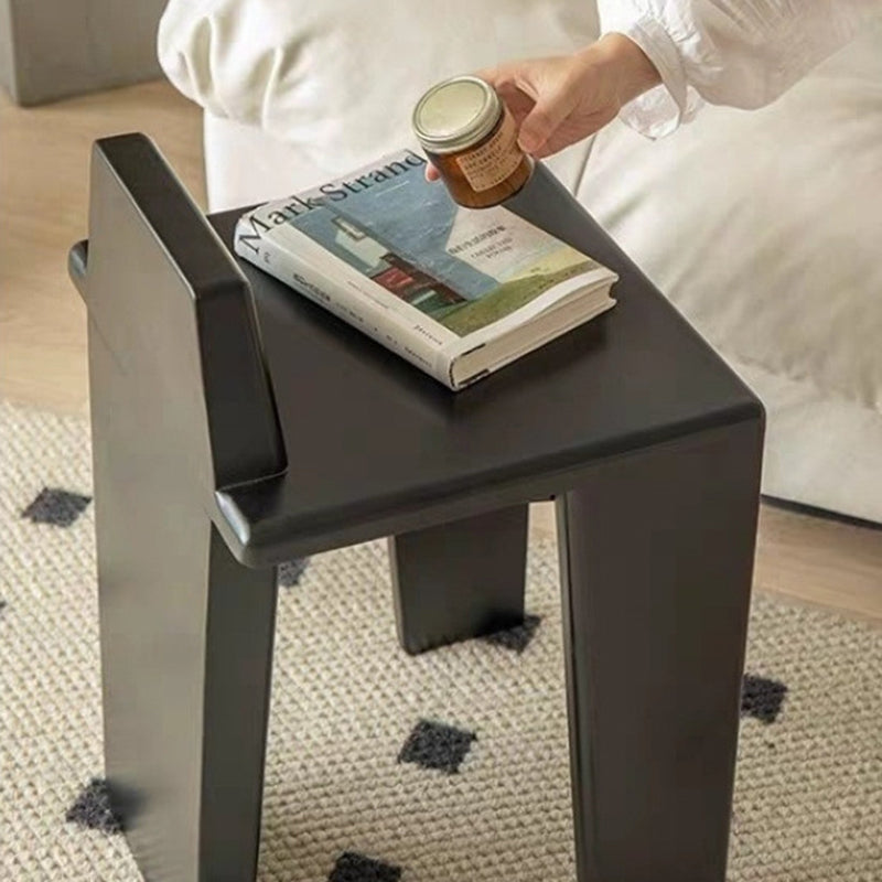 Traditional French Solid Wood Square Low Stool For Bedroom, Living Room & Dining Room