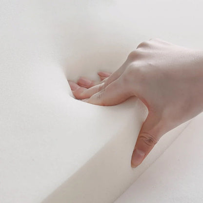 Contemporary Scandinavian Faux Leather Solid Wood Curved Horn Rounded Square Dining Chair With Ergonomic Back For Living Room & Dining Room