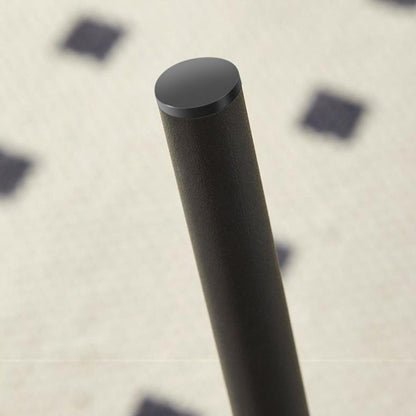 Contemporary Scandinavian Artificial Leather Carbon Steel Arched Bar Stool With Backrest For Dining Room & Living Room