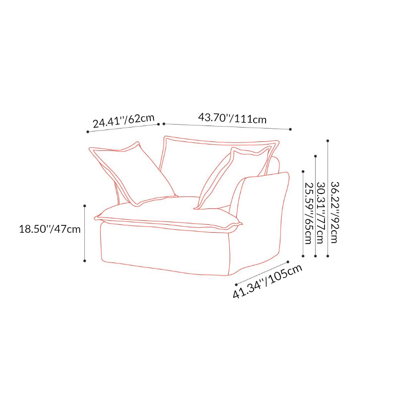 Moonlight White Swivel Birch Wood Accent Chair - Minimalist Lounging Sofa for Living Room or Study