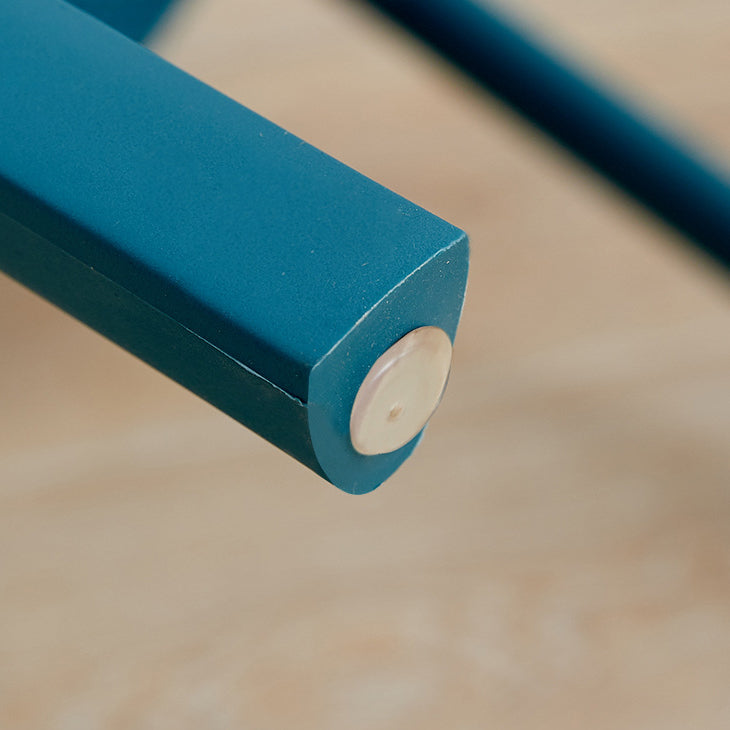 Modern Minimalist PP Plastic Curved Square Backrest Dining Chair For Dining Room