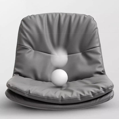 Contemporary Luxury Nappa Leather Upholstered Round Metal Base Height Adjustable Swivel Bar Stool Footrest For Dining Room