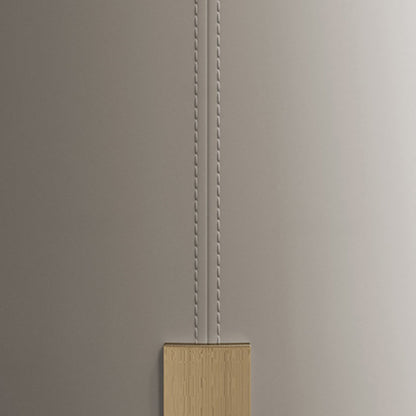 Contemporary Luxury Round PU Leather Upholstered Metal Vanity Stool For Bedroom