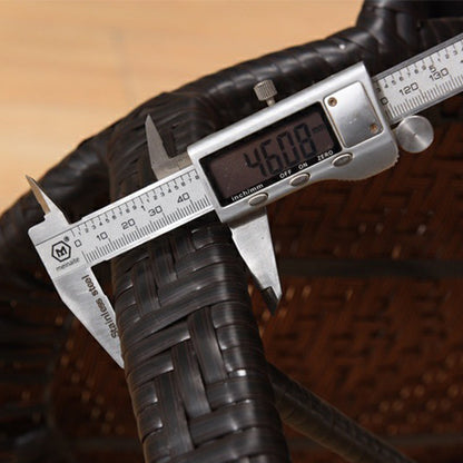 Contemporary Scandinavian Curved PE Imitation Rattan Stackable Dining Chair Backrest For Dining Room