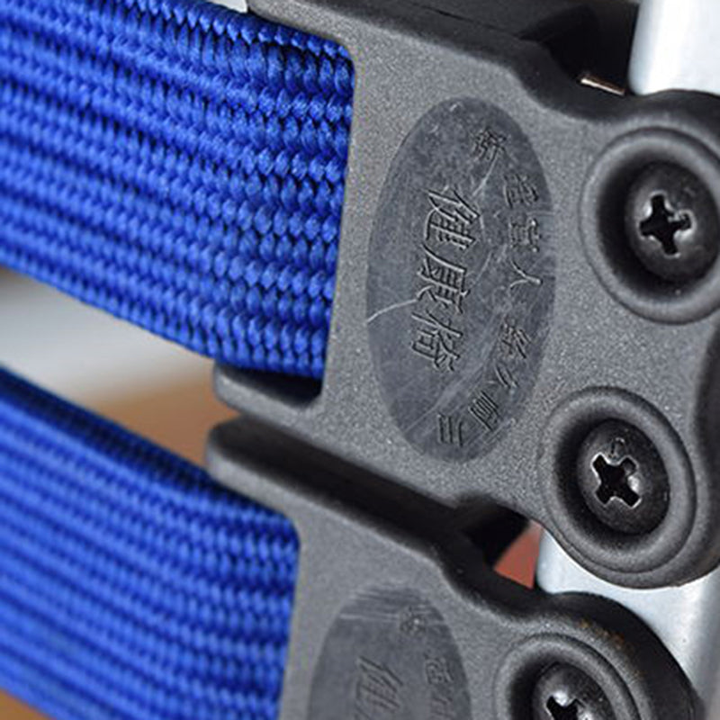 Contemporary Simplicity Square Double Layered Woven Rubber Alloy Frame Foldable Dining Chair Backrest Armrest For Dining Room