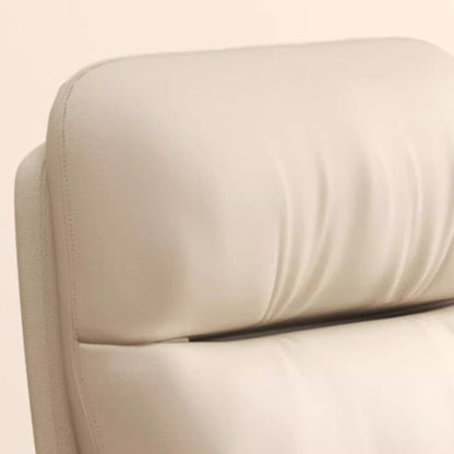 Contemporary Luxury Square PU Leather Upholstered Metal Dining Chair Backrest For Dining Room