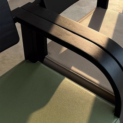 Traditional French Square Solid Wood Frame Fabric Dining Chair Arc Armrest Backrest For Dining Room