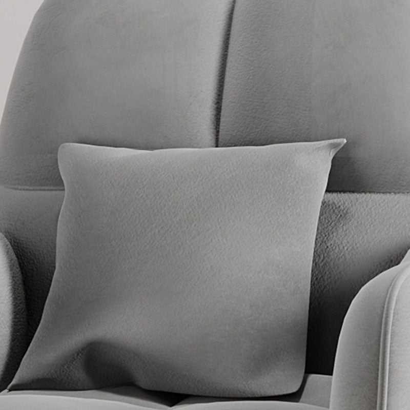 Contemporary Luxury Square Velvet Upholstered Metal Vanity Stool Pillow Backrest Armrest For Bedroom