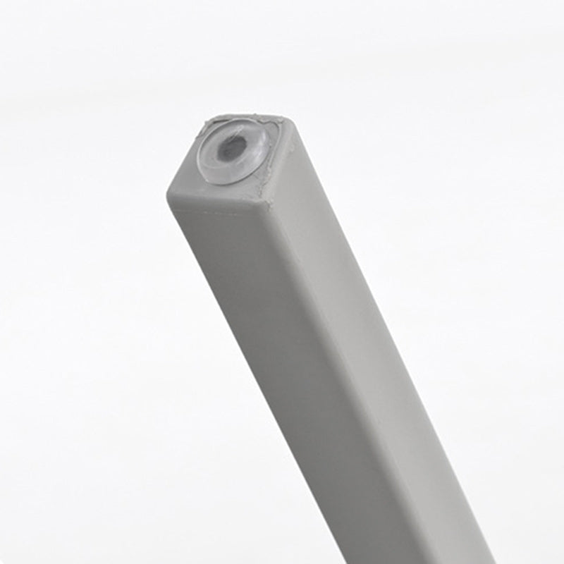 Modern Simplicity Square Plastic Stackable Dining Chair Backrest Armless For Dining Room