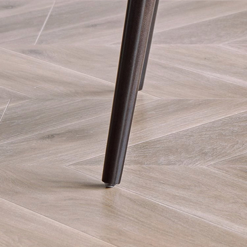 Modern Transitional Flannel Solid Wood Frame Dining Chair Backrest For Dining Room