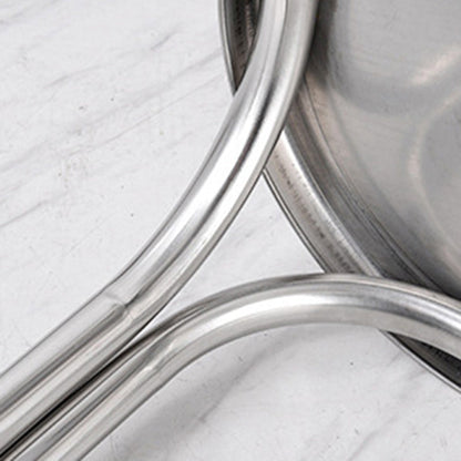 Modern Minimalist Stainless Steel Stackable Round Dining Chair Backless For Dining Room