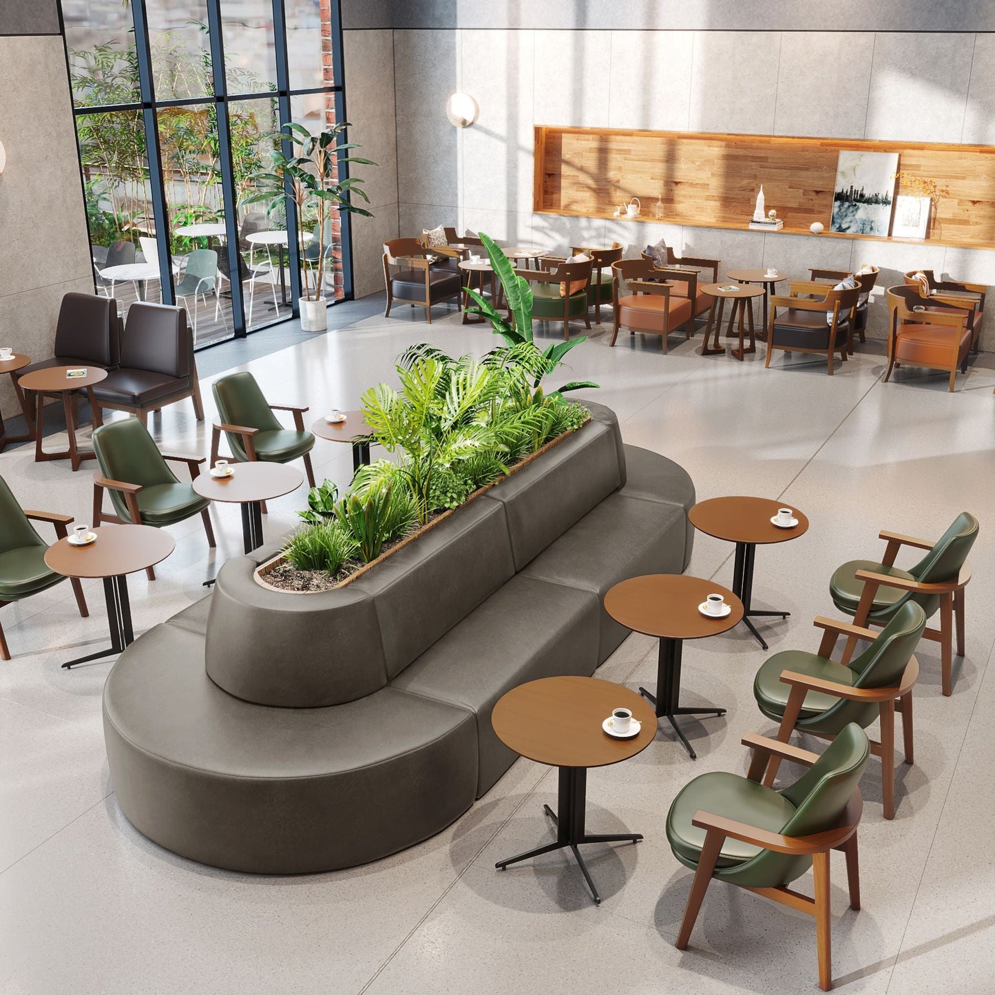 Modern Luxury PU Leather Upholstered Solid Wood Dining Chair Accent Chair For Dining Room