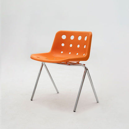 Contemporary Creative Square Cheese Plastic Carbon Steel Dining Chair For Dining Room