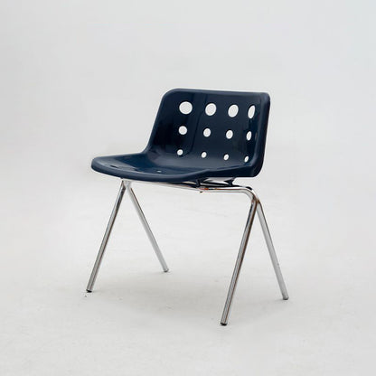 Contemporary Creative Square Cheese Plastic Carbon Steel Dining Chair For Dining Room